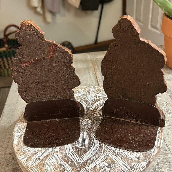 BURWOOD CO. BURWOOD SEA CAPTAIN AT THE WHEEL, VINTAGE BOOKENDS - Picture 4 of 12